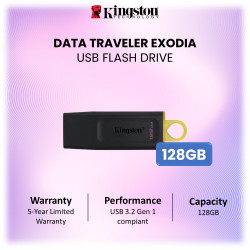 KINGSTON 128GB DATA TRAVELER EXODIA USB