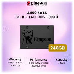 A400 SATA SSD 240GB -Limited 3-year warranty A400 SATA SSD 240GB -Limited 3-year warranty