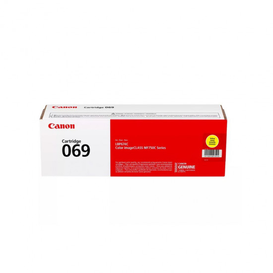 Canon Cartridge 069 Yellow Toner 1.9k Canon Cartridge 069 Yellow Toner 1.9k