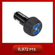 Anker A2228 PowerDrive Speed 2 Quick Charge 3.0 39W Dual USB Car Charger for Samsung Galaxy, PowerIQ for Apple iPhone, Apple iPad and More - Black