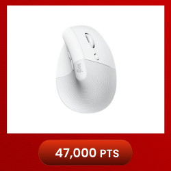 Logitech Lift Vertical Ergonomic Wireless Mouse ( Pale Grey )