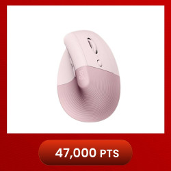 Logitech Lift Vertical Ergonomic Wireless Mouse ( Rose )