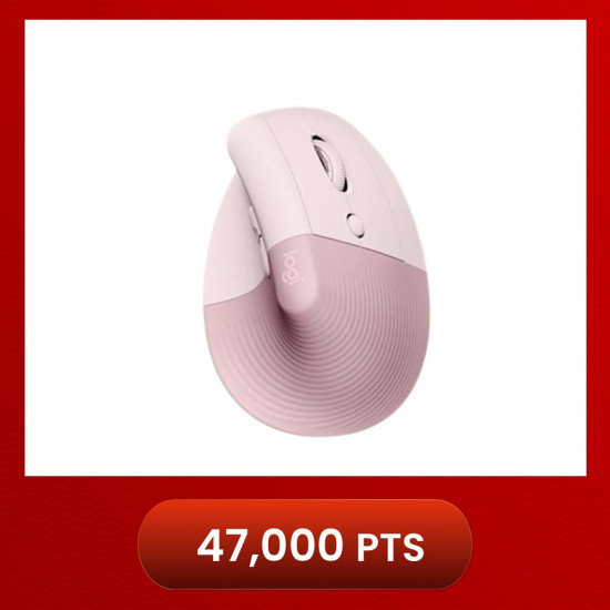 Logitech Lift Vertical Ergonomic Wireless Mouse ( Rose )
