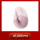 Logitech Lift Vertical Ergonomic Wireless Mouse ( Rose )