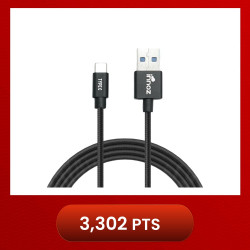 Innoz® InnoLink USB 3.1 to Type-C 5Gbps Super Speed Transfer & 5V/3A  High Speed Charging Cable - Black (2m)