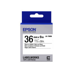 Epson 36mm vhnyl black on white