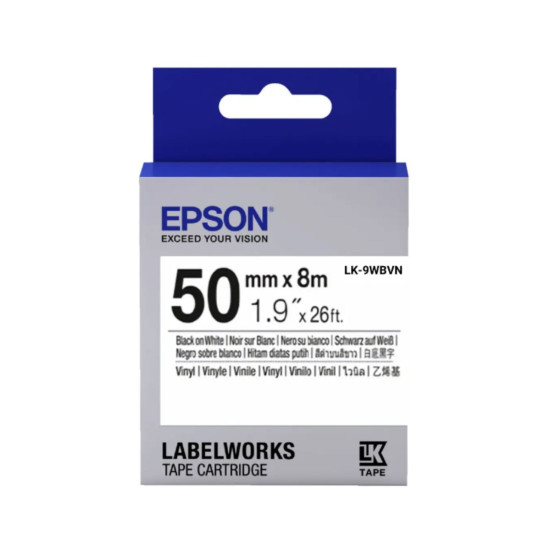 Epson 50mm vlnyl black on white