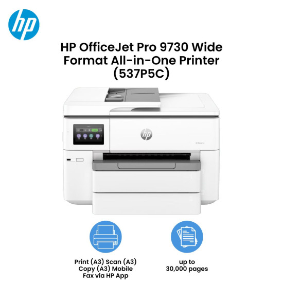 HP OfficeJet Pro 9730 Wide Format AIO (537P5C)