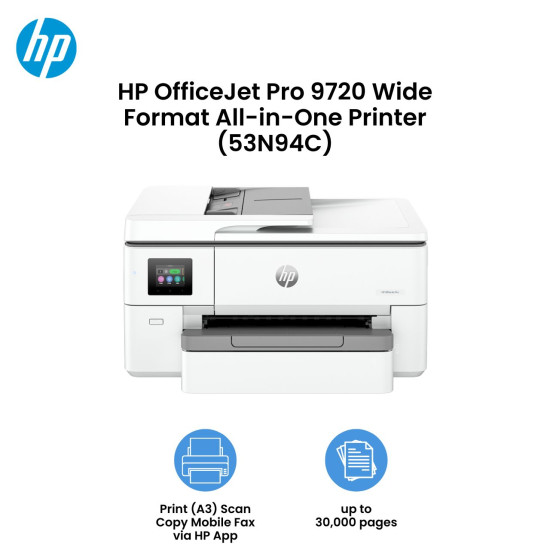 HP OfficeJet Pro 9720 Wide Format AIO (53N94C)