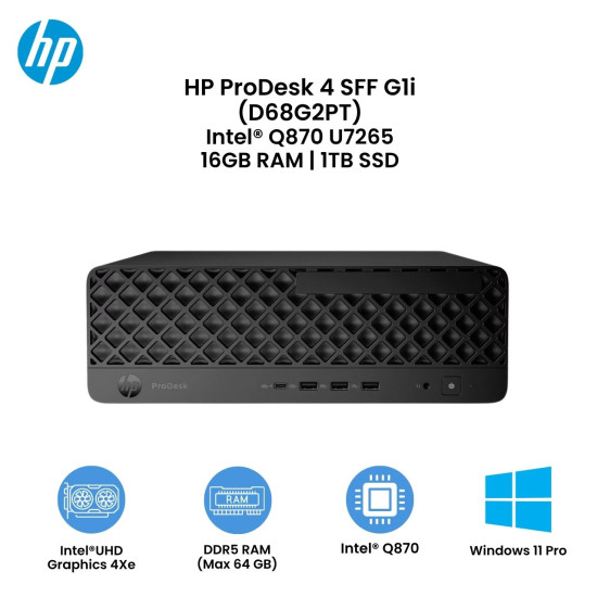 HP ProDesk4 SFF G1i (U7265 16GB 1TB Win1