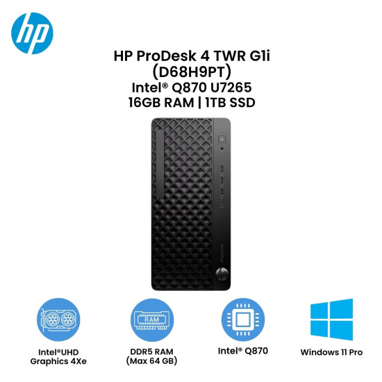 HP ProDesk4 4 TWR G1i(U7265 16GB 1TB Win