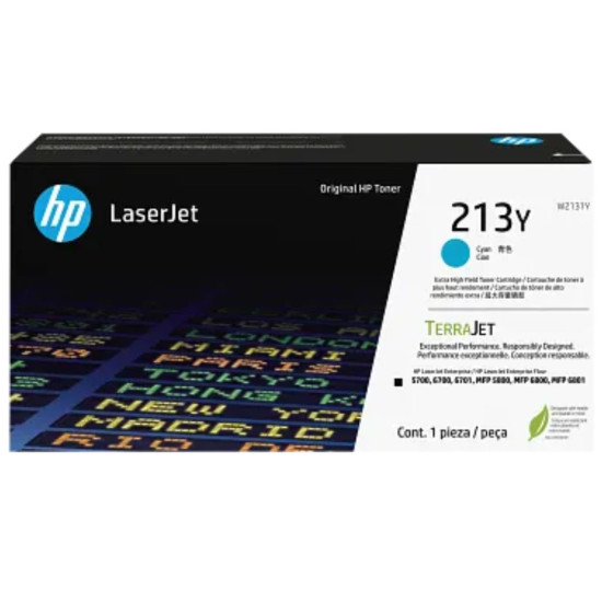 HP 213Y Cyan Toner Cartridge 12K
